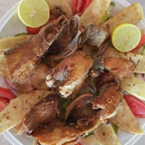 Pescado en trozos