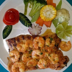 Filete de pescado relleno