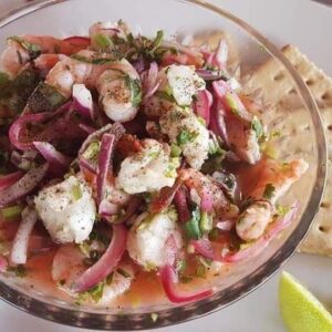Ceviche de camarón